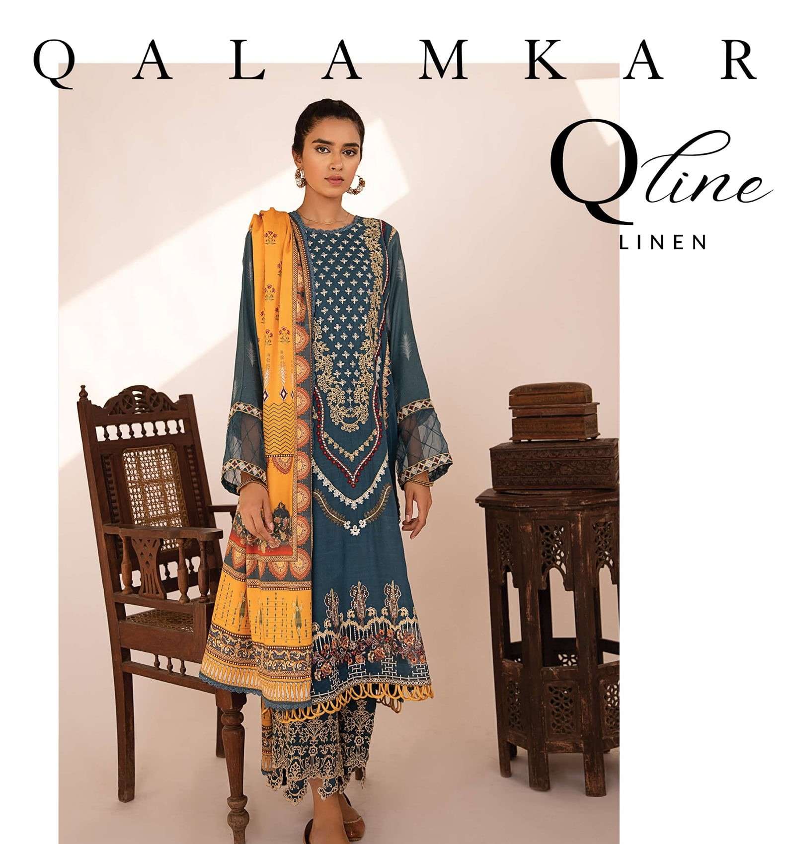 Qline Linen from Qalamkar 2020